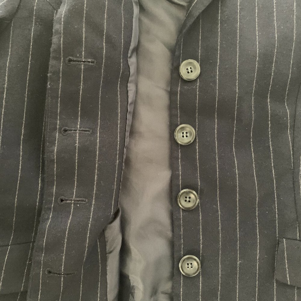jacket stripe bleu/white